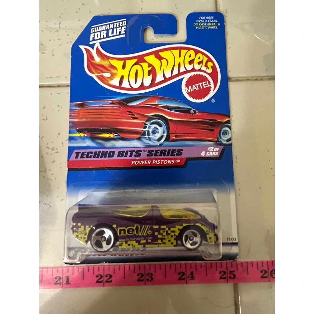 Hot Wheels Techno Bits Series Shadow Jet‎ II and Power Pistons Lot